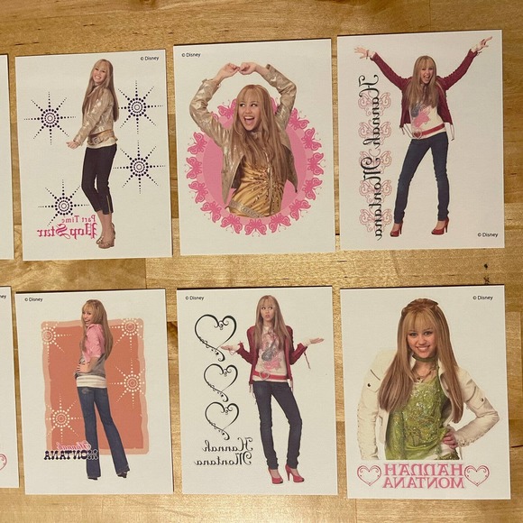 15 Disney Hannah Montana / Miley Cyrus Temporary Tattoos By SandyLion Stickers - Picture 5 of 7